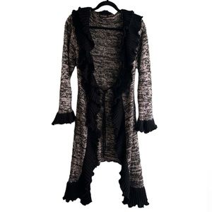 Long Wool Blend Kessley Sweater/Cardigan S/M